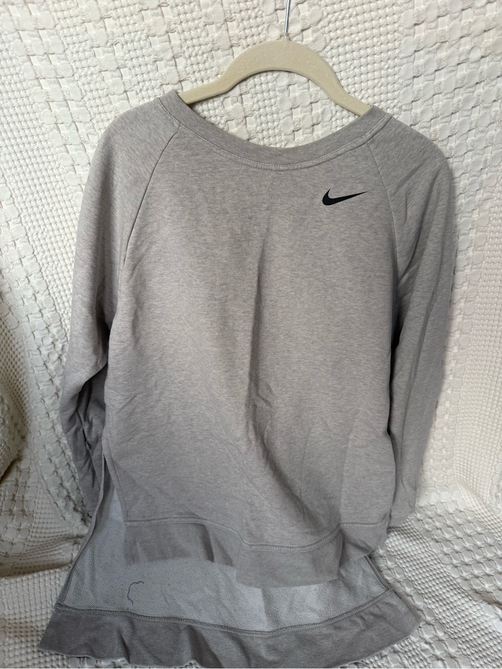 Nike Dri-FIT Gray Athletic High Low Sweatshirt